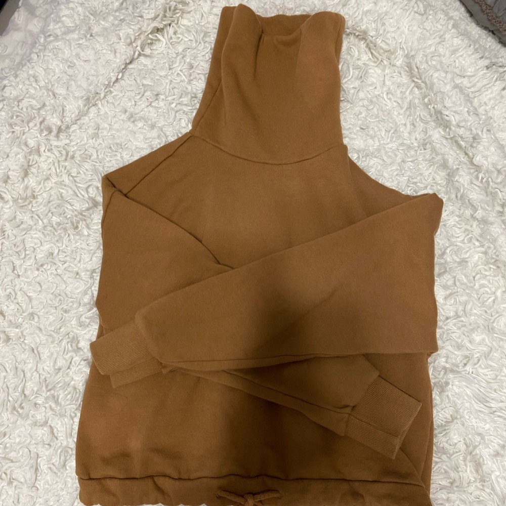 Warm brown sweater shirt